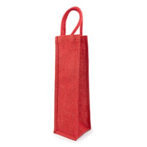 Flaschentasche aus Jute mit individuellem Branding für Ihr Marketing
